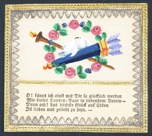 Carte de vœux allemande