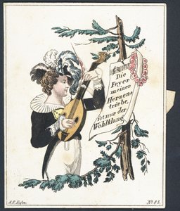 Carte de vœux allemande - German School