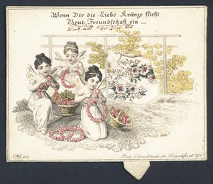 Carte de vœux allemande - German School