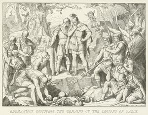 Germanicus découvre les restes des légions de Varus