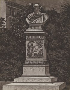 Goethe-Denkmal (lithographie) - German School