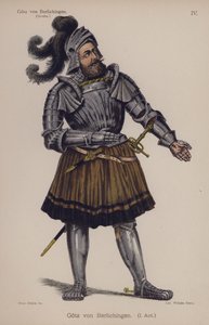 Gotz von Berlichingen, personnage principal de la pièce de Goethe - German School