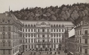 Grand Hôtel Pupp (lithographie) - German School