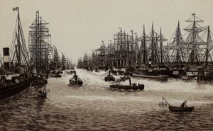 Hambourg : Hafen, Le Port - German School