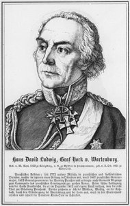 Hans David Ludwig, Comte York de Wartenburg (gravure) - German School