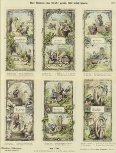 Qui sème le vent récolte la tempête - German School