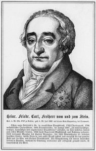 Heinrich Friedrich Karl, Freiherr vom und zum Stein (gravure) - German School