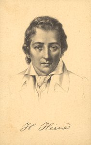 Heinrich Heine (litho) - German School