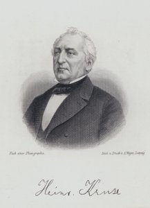 Heinrich Kruse, dramaturge et publiciste allemand (gravure) - German School