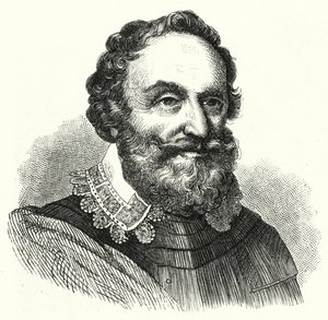 Heinrich Matthias, comte de Thurn, commandant militaire bohémien de la guerre de Trente Ans (gravure) - German School