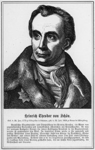 Heinrich Theodor von Schon (gravure) - German School