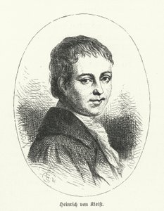 Heinrich von Kleist, poète, dramaturge, romancier et nouvelliste allemand (lithographie) - German School