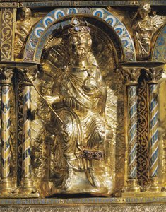 Henri II (973-1024) également connu sous le nom de Saint Henri, empereur romain germanique, détail du sanctuaire de l