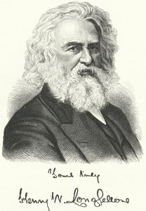 Henry Wadsworth Longfellow, poète et professeur américain (gravure) - German School