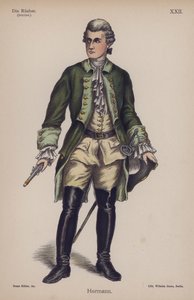 Hermann, de Die Räuber (Les Brigands) par Friedrich Schiller - German School