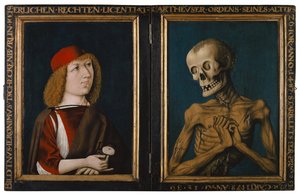 Hieronymus Tscheckenbürlin et la personnification de la mort, 1487