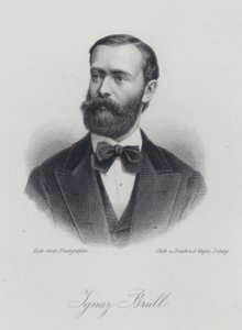 Ignaz Brull, pianiste et compositeur autrichien né en Moravie (gravure) - German School