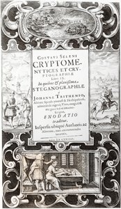 Illustration du Livre 9 de Cryptomenysis et Cryptographie par Gustavus Selenus (Augustus, duc de Brunswick), 1624 - German School