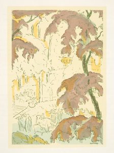 Illustration de Styl, publié en 1922 (impression de pochoir) - German School