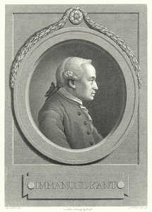 Immanuel Kant, philosophe allemand (gravure) - German School