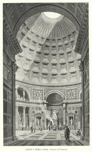 Intérieur du Panthéon, Rome - German School
