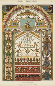 Renaissance italienne, peinture de plafond et murale - German School