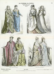 Costumes italiens, XVIe siècle - German School