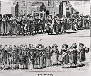 Procession de carnaval juif - German School
