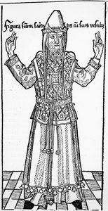 Grand Prêtre juif, du Liber Chronicarum par Hartmann Schedel, publié à Nuremberg, 1493 - German School