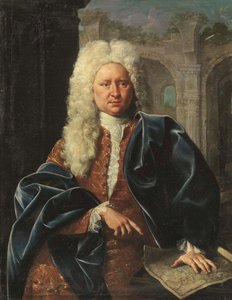 Portrait de Johann Baptist Homann (1664-1724) - German School