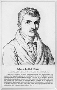 Johann Gottlieb Seume (gravure) - German School