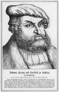 Johann, duc et électeur de Saxe, le Constant - German School