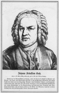 Johann Sebastian Bach (gravure) - German School