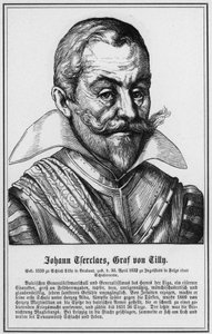 Johann Tserclaes, comte de Tilly (gravure) - German School