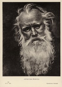 Johannes Brahms, compositeur et pianiste allemand (1833-1897)