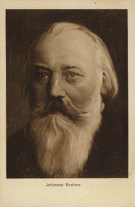 Johannes Brahms, compositeur et pianiste allemand (1833-1897)