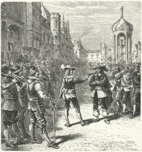 John Lambert empêchant le Parlement croupion de siéger - German School