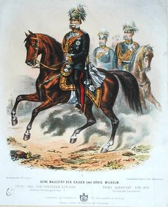 Kaiser Wilhelm I (1797-1888) à cheval