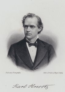 Karl Knortz, auteur germano-américain (gravure) - German School