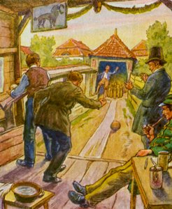 Kegelbahn / Bowling - German School
