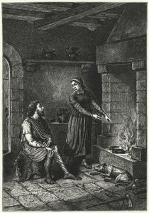 Le roi Alfred et les gâteaux brûlés - German School
