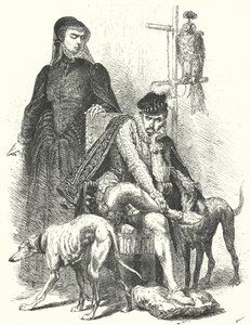 Le roi Charles IX de France et sa mère, Catherine de Médicis