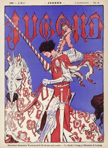 Chevalier à cheval - German School