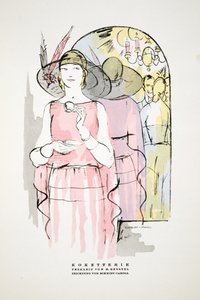 Koketterie, robe de thé par M. Gerstel, de Styl, pub.1922 - German School