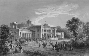 Opéra Kroll, Berlin (gravure sur acier) - German School