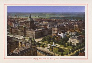 Leipzig, Vue vers le Tribunal impérial - German School
