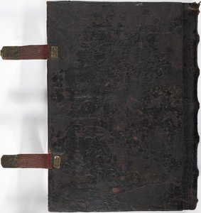 Lewis E 161, Missel, couverture arrière, Franconie, possiblement Forchheim, Allemagne - German School