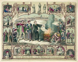 Vie de Martin Luther et Héros de la Réforme!, pub. 1874 - German School