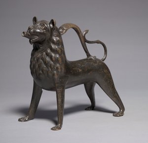 Aquamanile en forme de lion, 1200-50