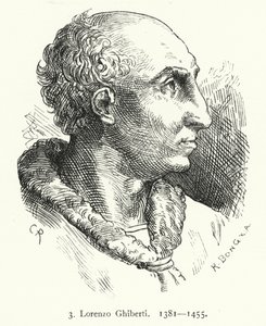 Lorenzo Ghiberti, artiste florentin de la première Renaissance qui a conçu les portes en bronze du baptistère de Florence - German School